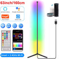 Adjustable RGB floor lamp for bedroom and home lighting