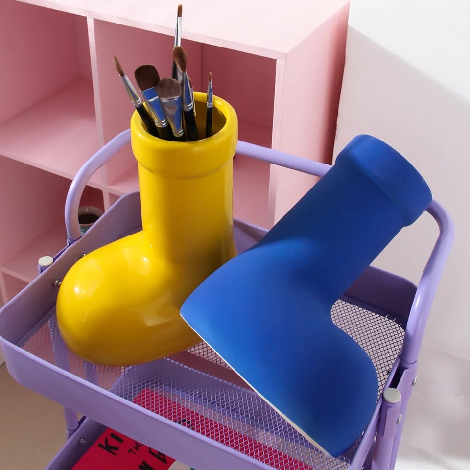 Adorable Galoshes-Style Ceramic Vase