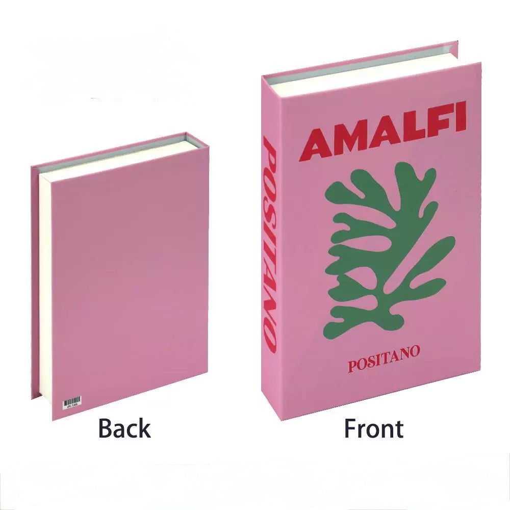 Faux Ibiza book styled next to greenery and daylight, creating a calm travel-inspired ambiance.