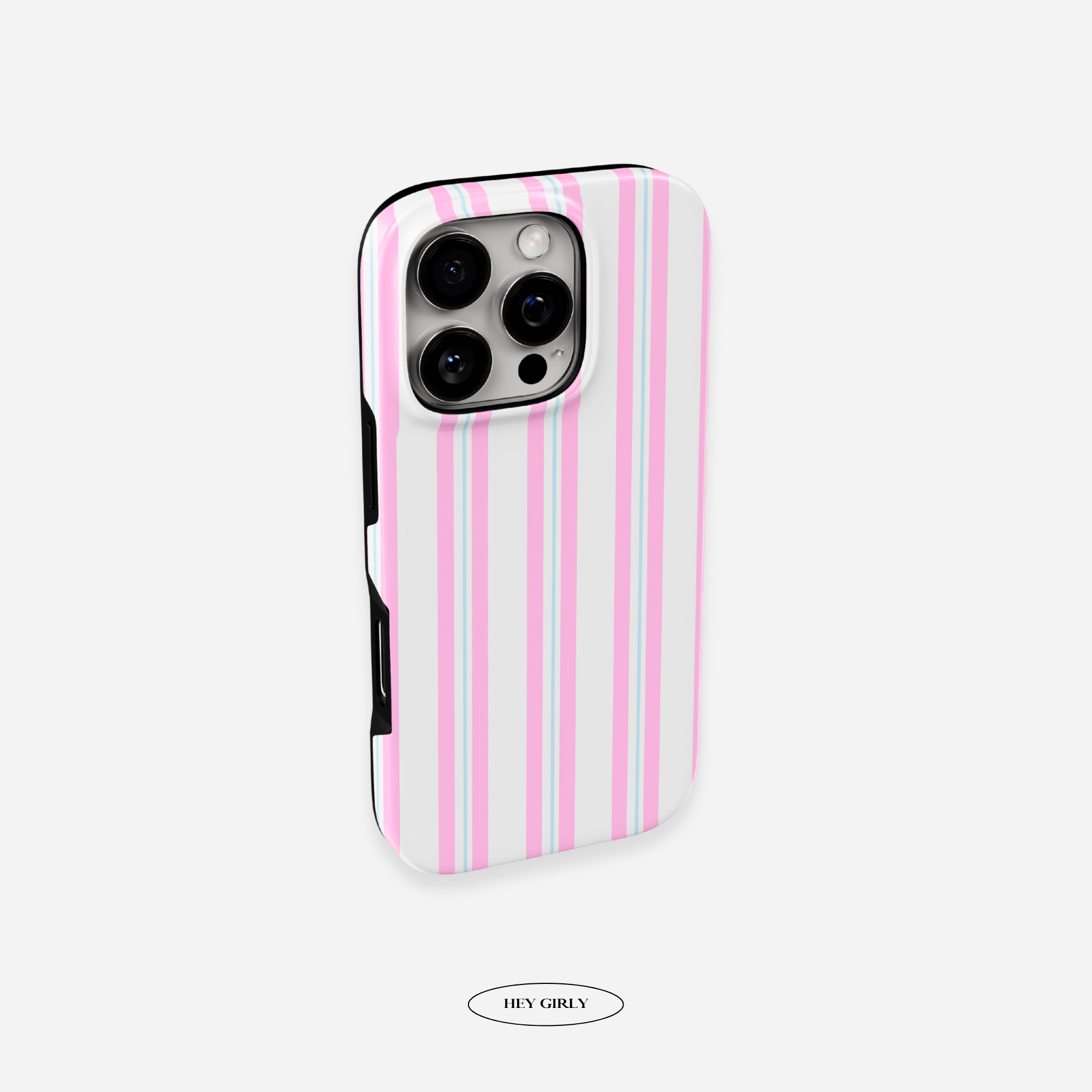 Pink & Blue Striped iPhone Case Pink & Blue Striped iPhone Case