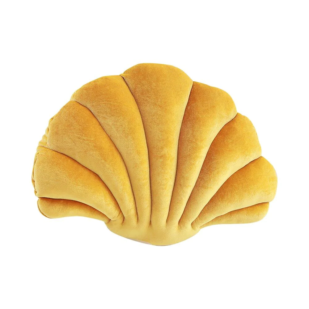 Aesthetic Shell Velvet Pillow – Perfect for Bed and Living Room