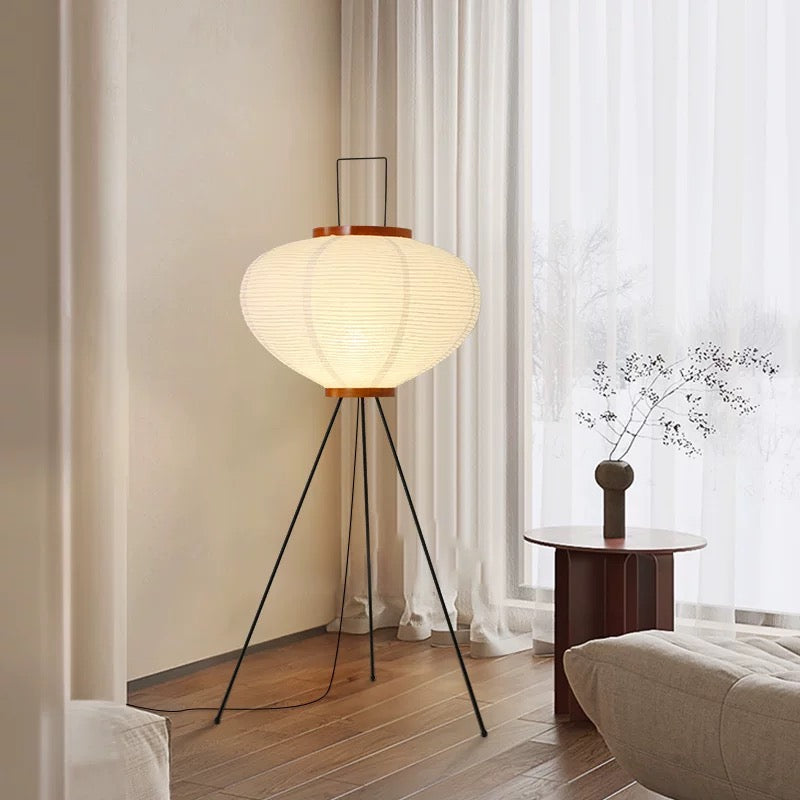 Noguchi Akari Japanese Lamp | Japanese Wabi-Sabi Floor Lamp