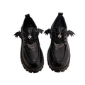 Alternative fashion gothic bat shoes with unique wing design and platform heels