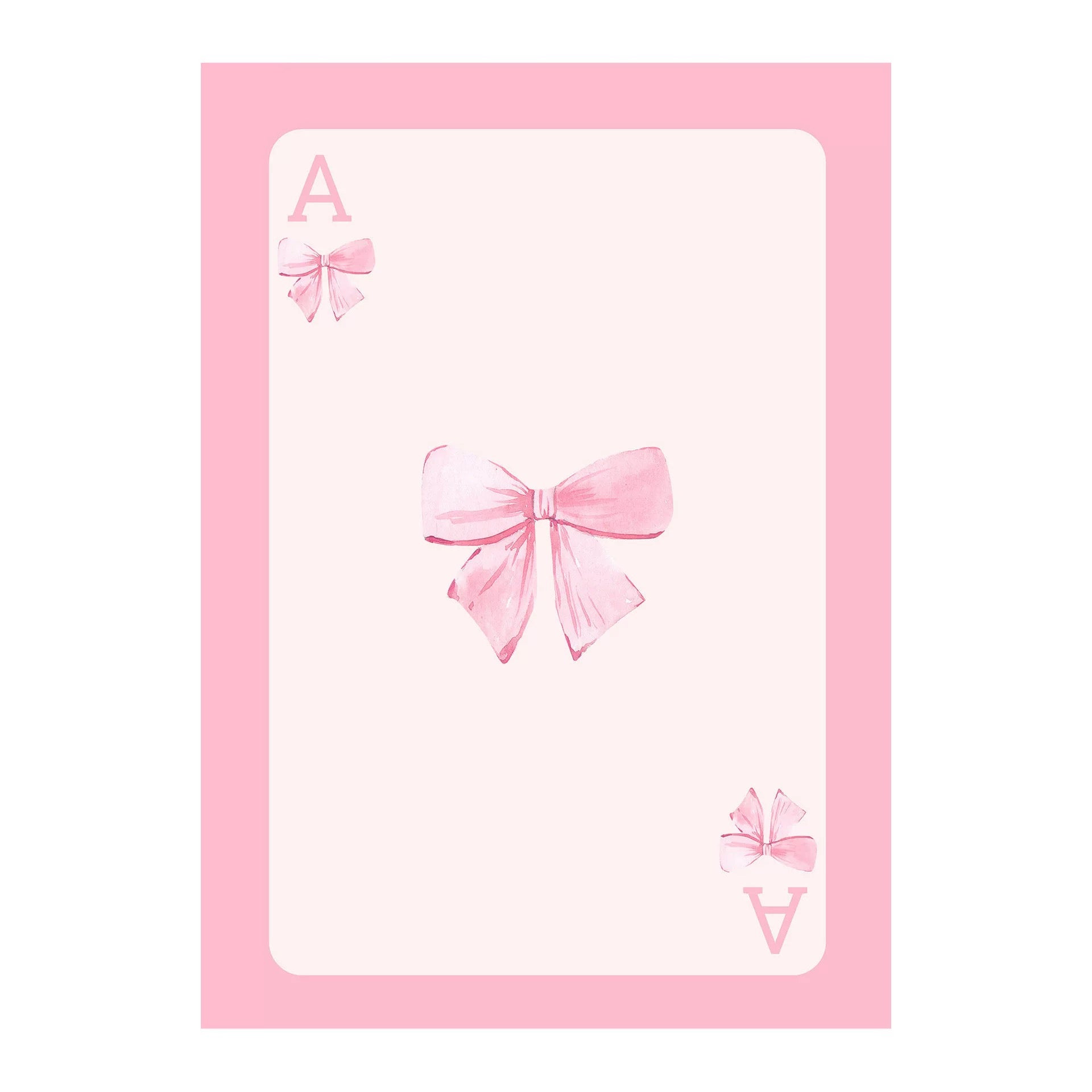 Cherry wall art print with ribbon bow detail styled above a cream couch.