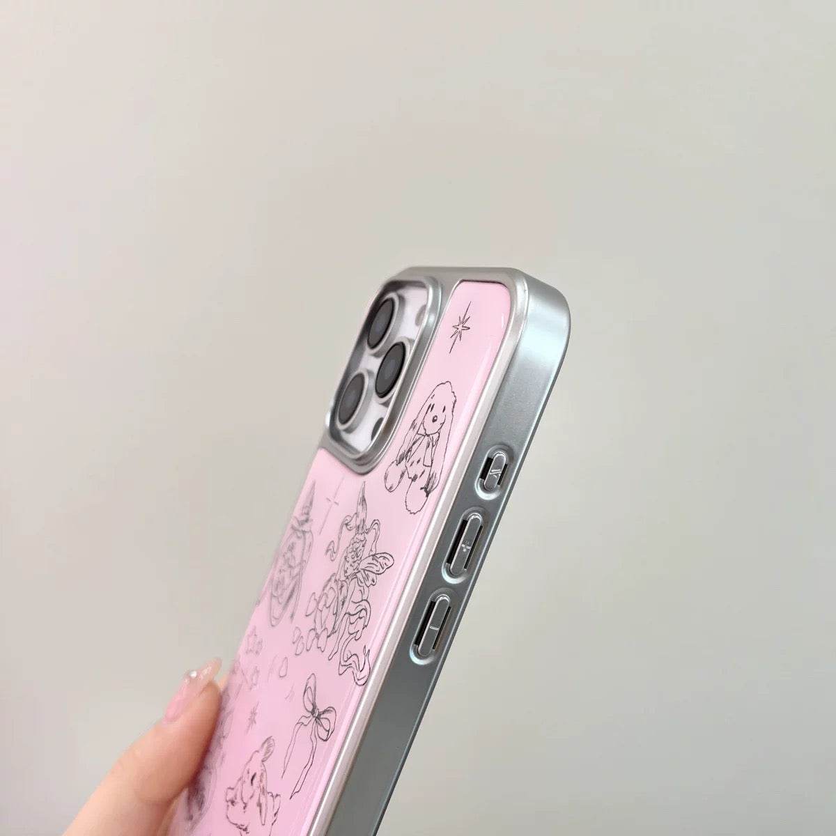 Pink Angel Bunny iPhone Case Pink Angel Bunny iPhone Case
