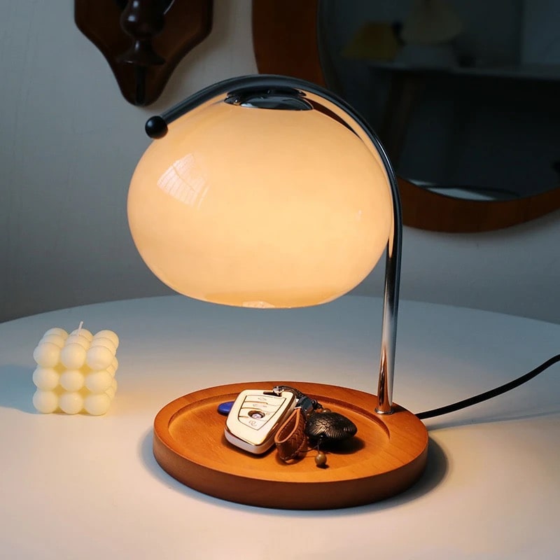 Retro Bauhaus Lamp – Vintage Table Lamp & Candle Holder – The Feelz