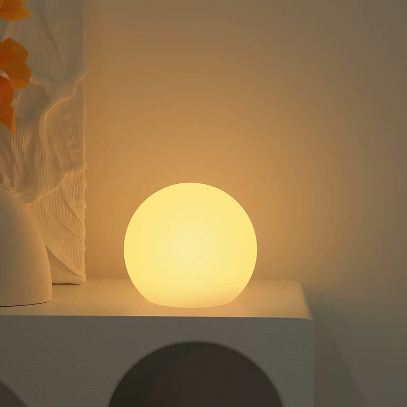 Modern globe lamp for bedroom night lighting