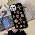 Black Gothic Baroque iPhone Case for iPhone 14