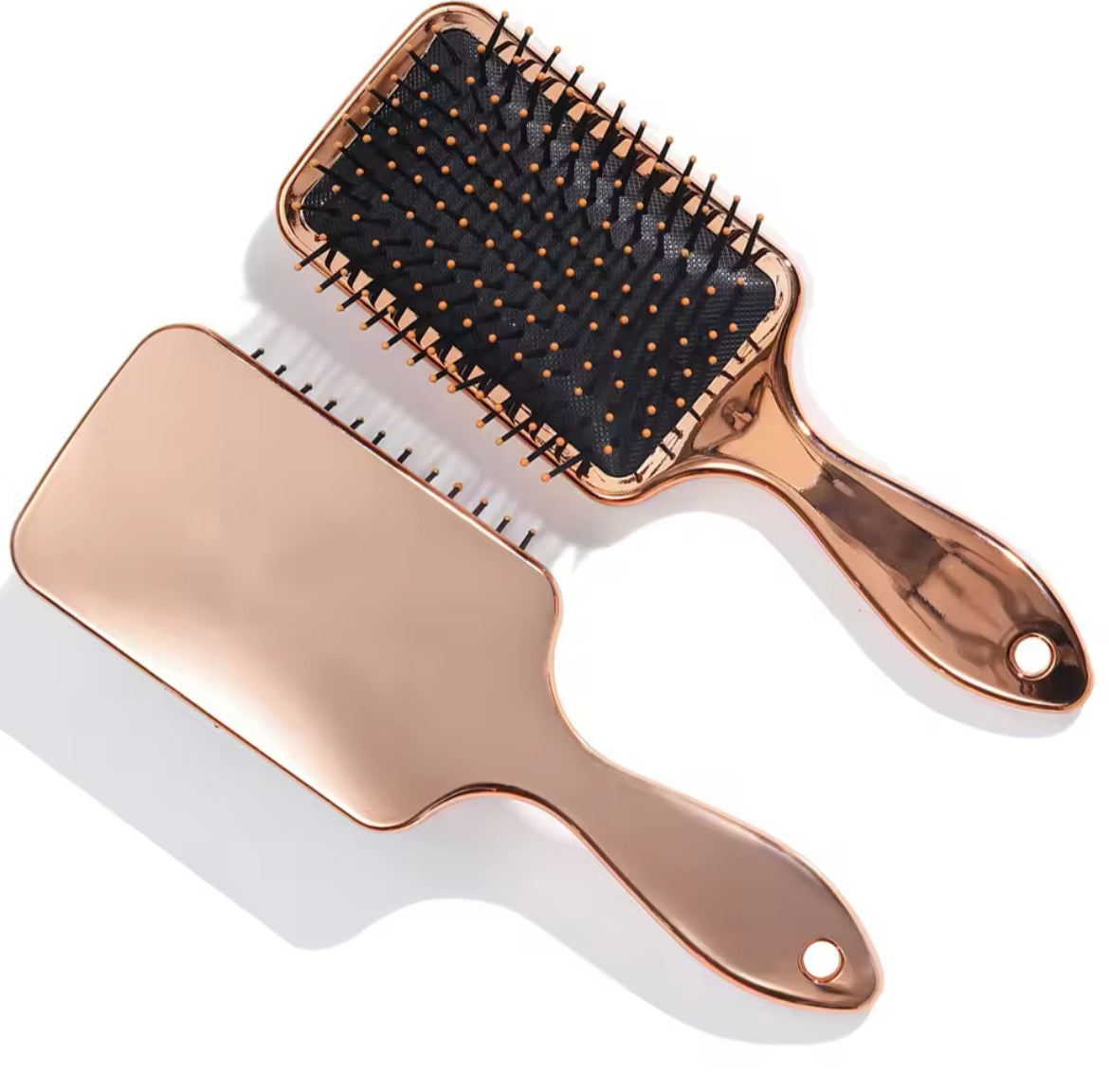 bridal gift custom rose gold hair brush