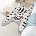 Cartoon animal tiger floor mat for living room