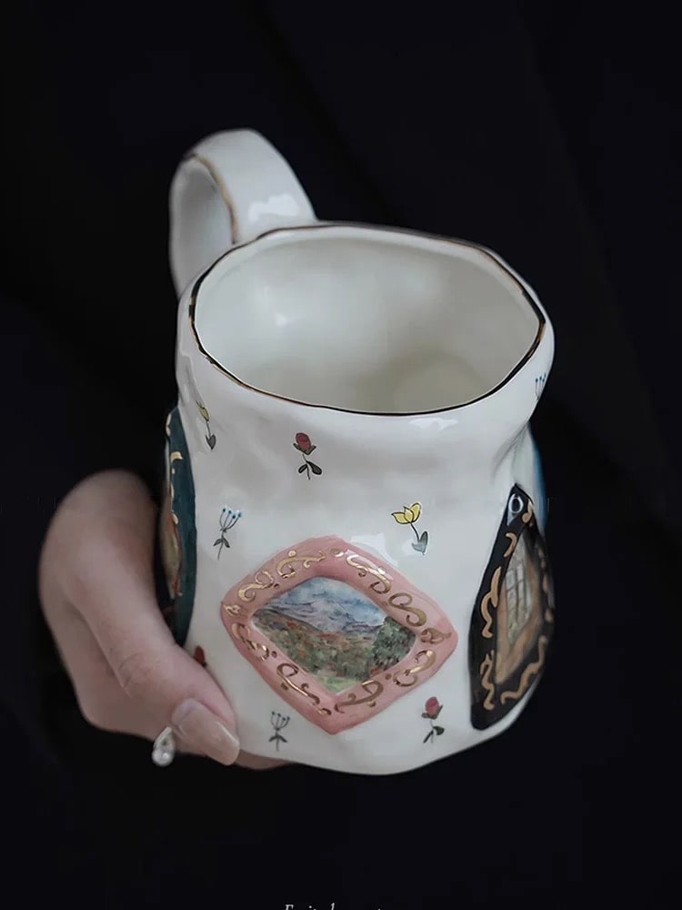 Ceramic Gift Mug – Perfect Holiday Present with Retro Charm