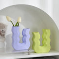 Modern ceramic vase for artistic home accent