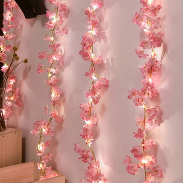 Sakura Flower String Lights for Room Decoration