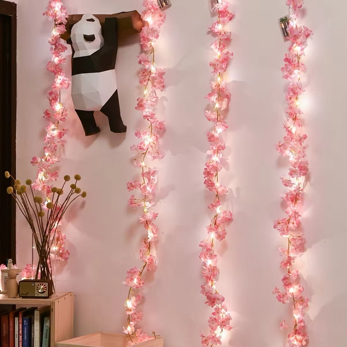 Battery Operated Cherry Blossom Lights for Cozy Decor