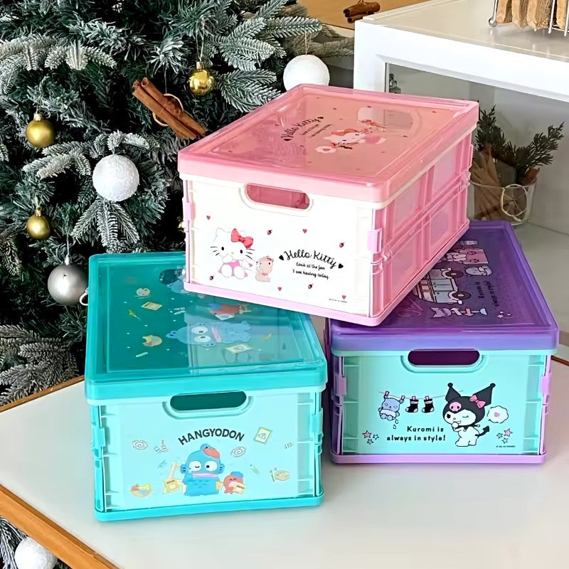 Multi-functional Sanrio storage basket for office and home