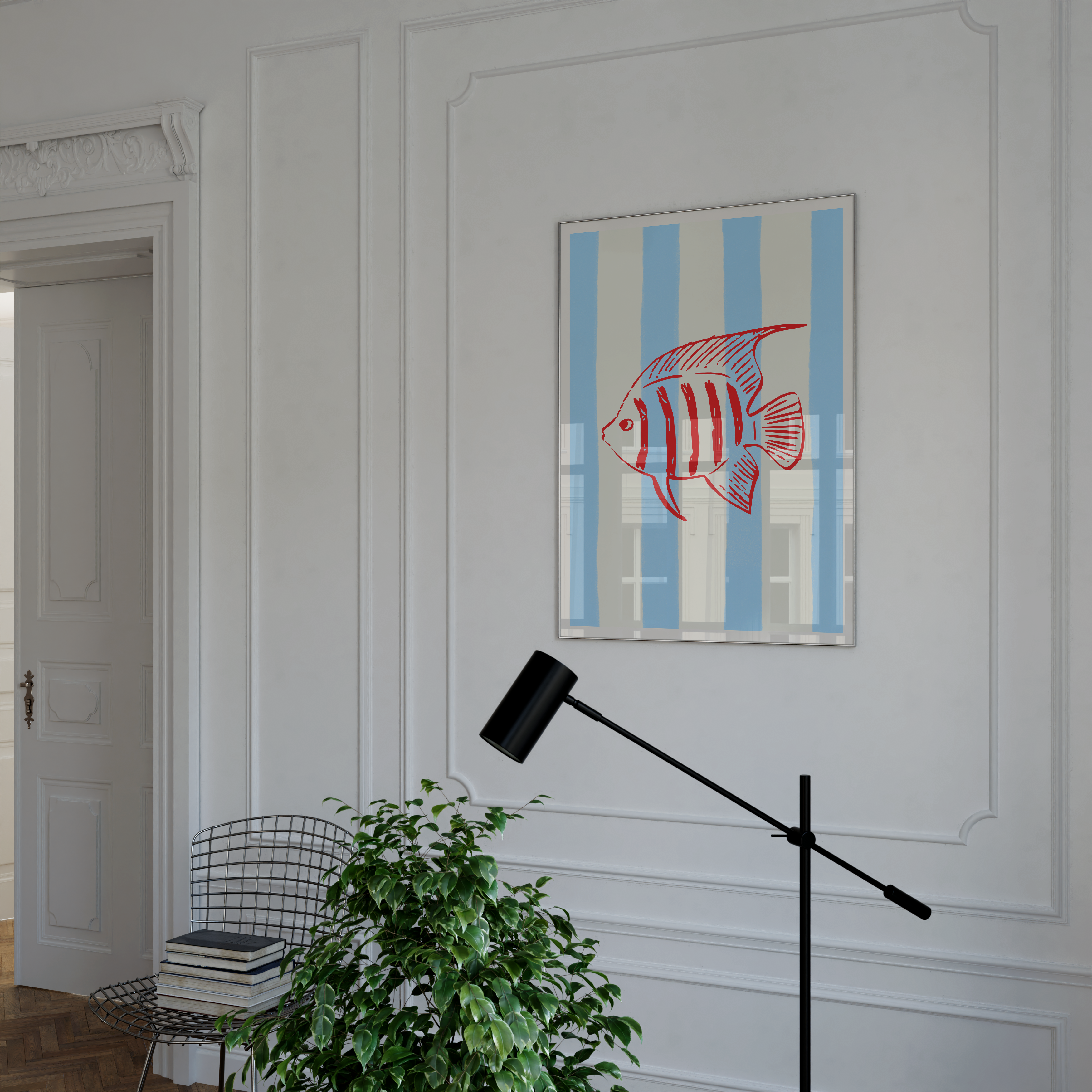 Sea-inspired poster bundle with playful charm, ideal for creative studios