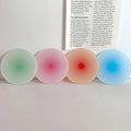 Rainbow gradient coaster set for home decoration