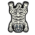 Colorful tiger area rug for home decor