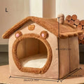 Comfortable pet hideaway for small dogs and cats