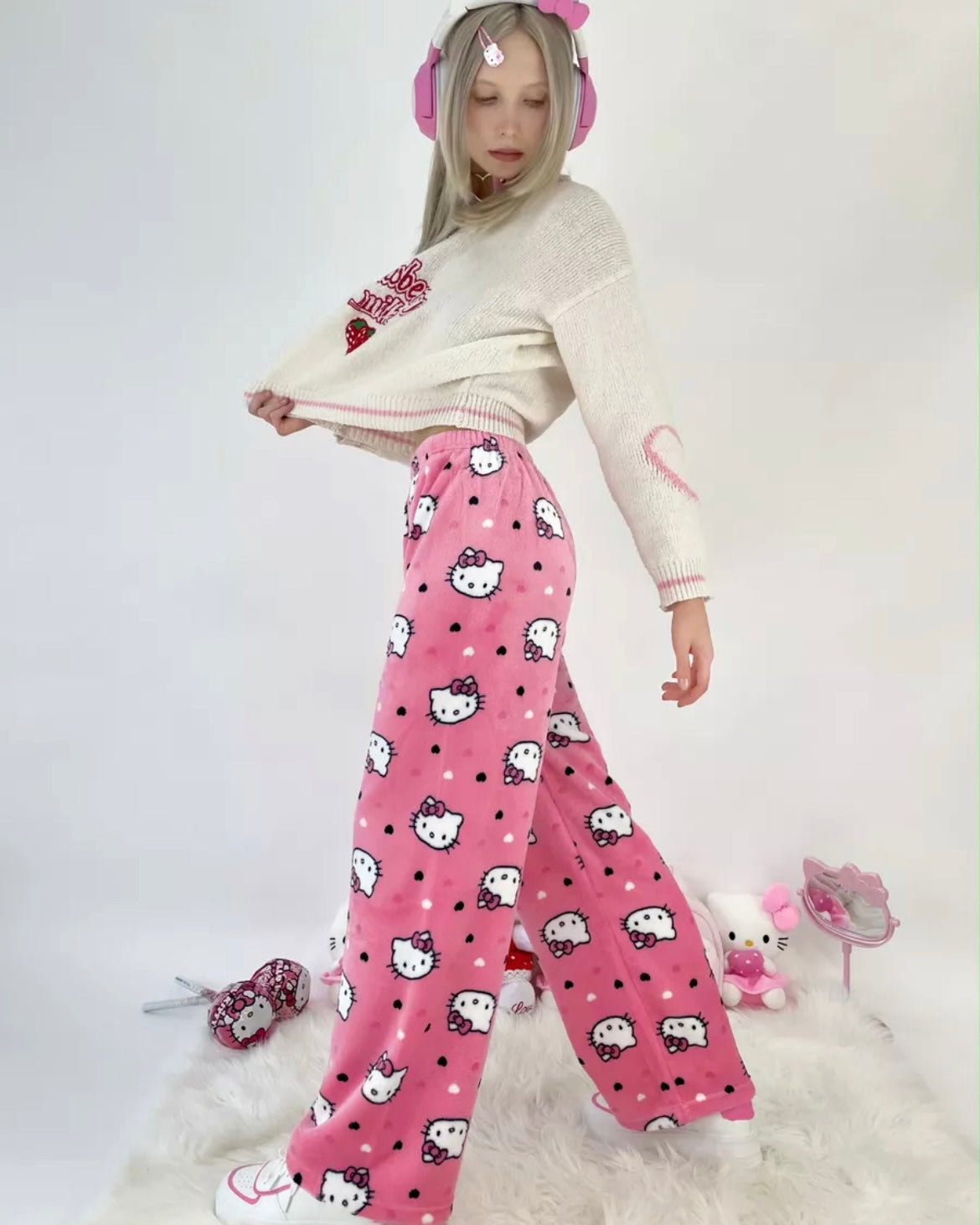 Hello Kitty lounge pants, perfect gift for her