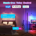 Corner floor lamp with dream color-changing RGB lights