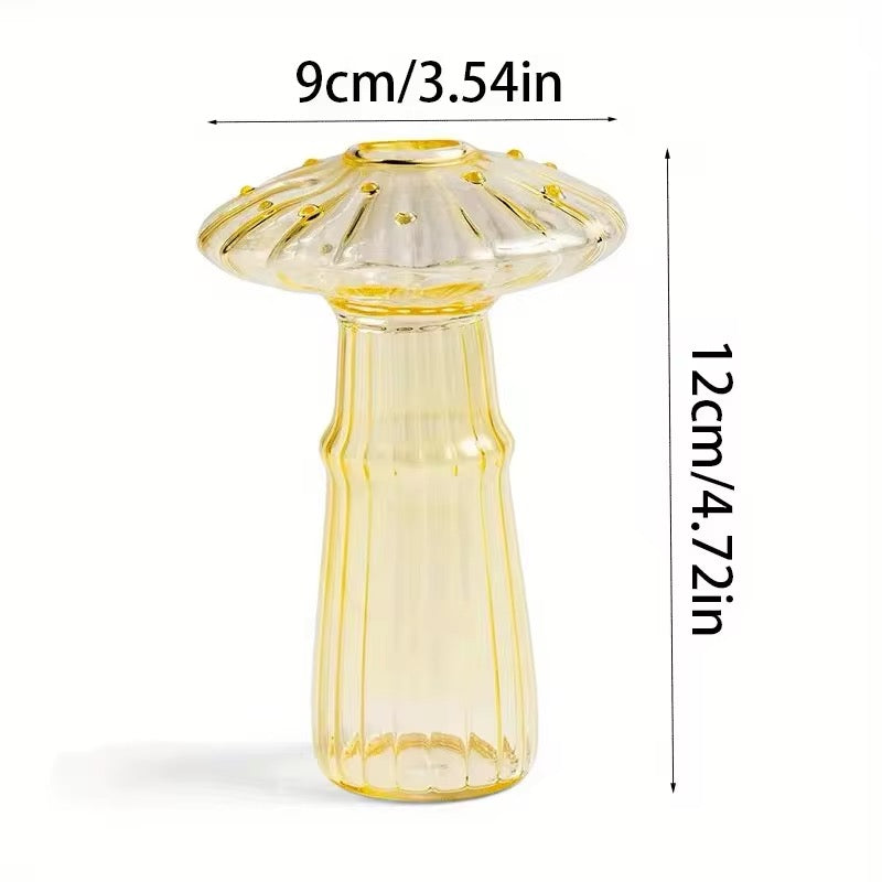 Whimsical Mushroom Vase for Floral Arrangements