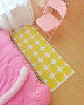 Bedroom rug in soft, pastel colors for cozy spaces