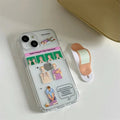 Creative 3D Y2K medical iPhone case with cute aesthetic design