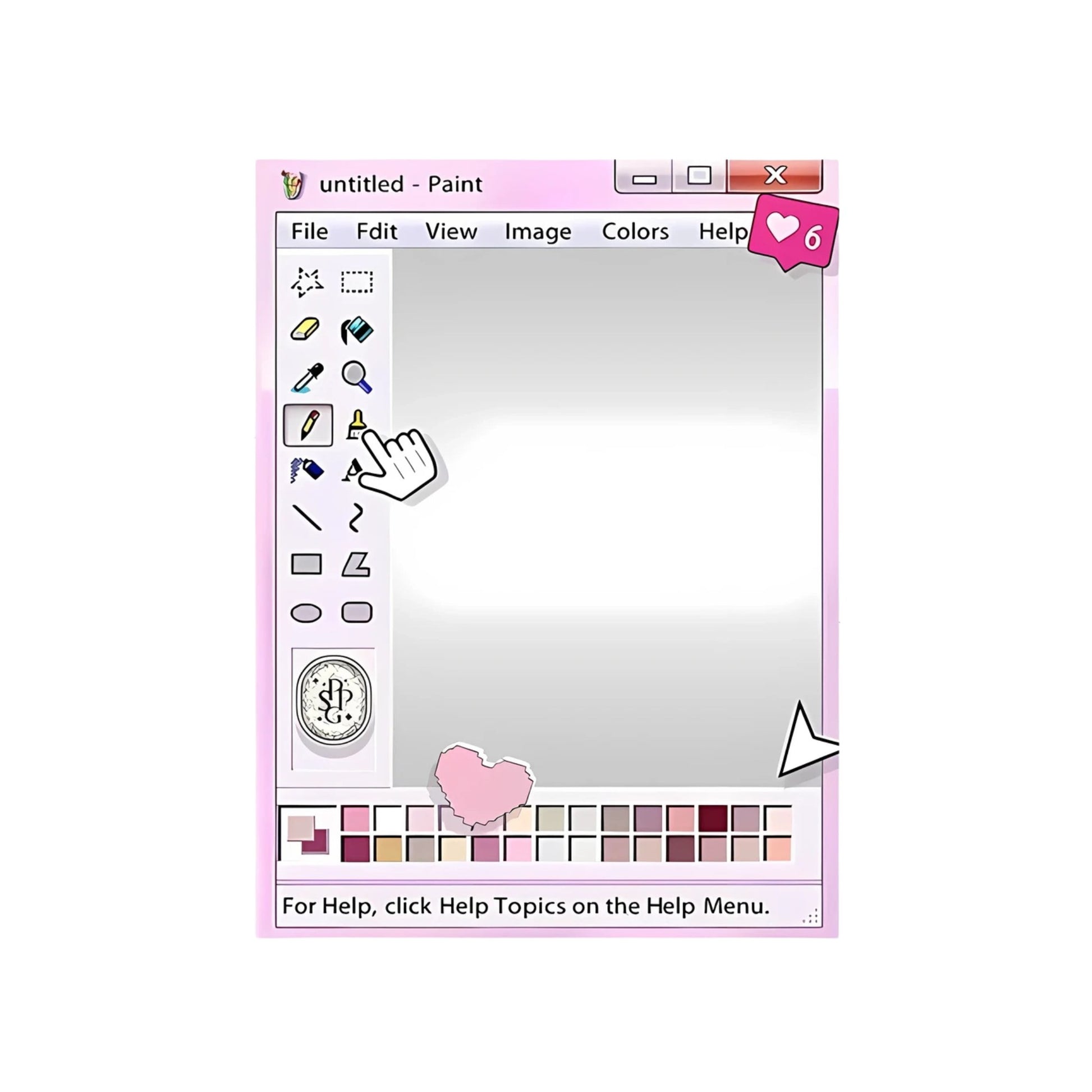 Pixel retro wall plaque mirror adding dopamine decor vibes to modern bedroom in Canada Montreal