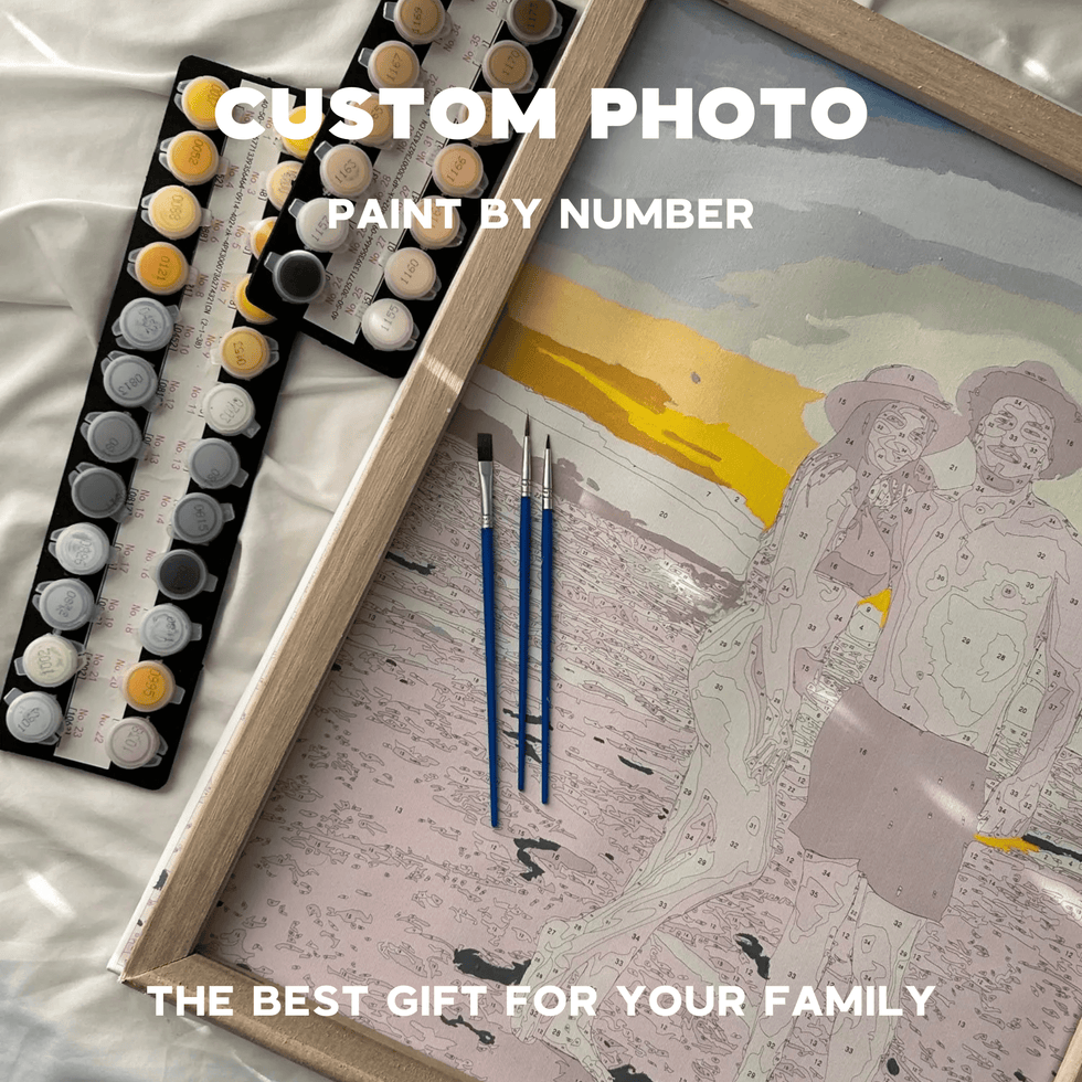 Personalized Custom Paint by Number Kit | DIY Canvas Art – The Feelz