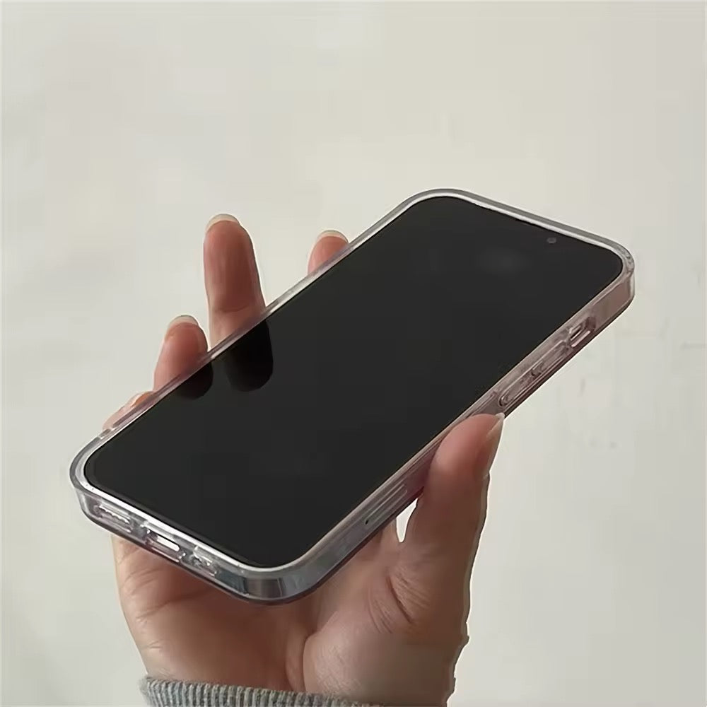 Dopamine-inspired pink plaid iPhone cover for stylish girls