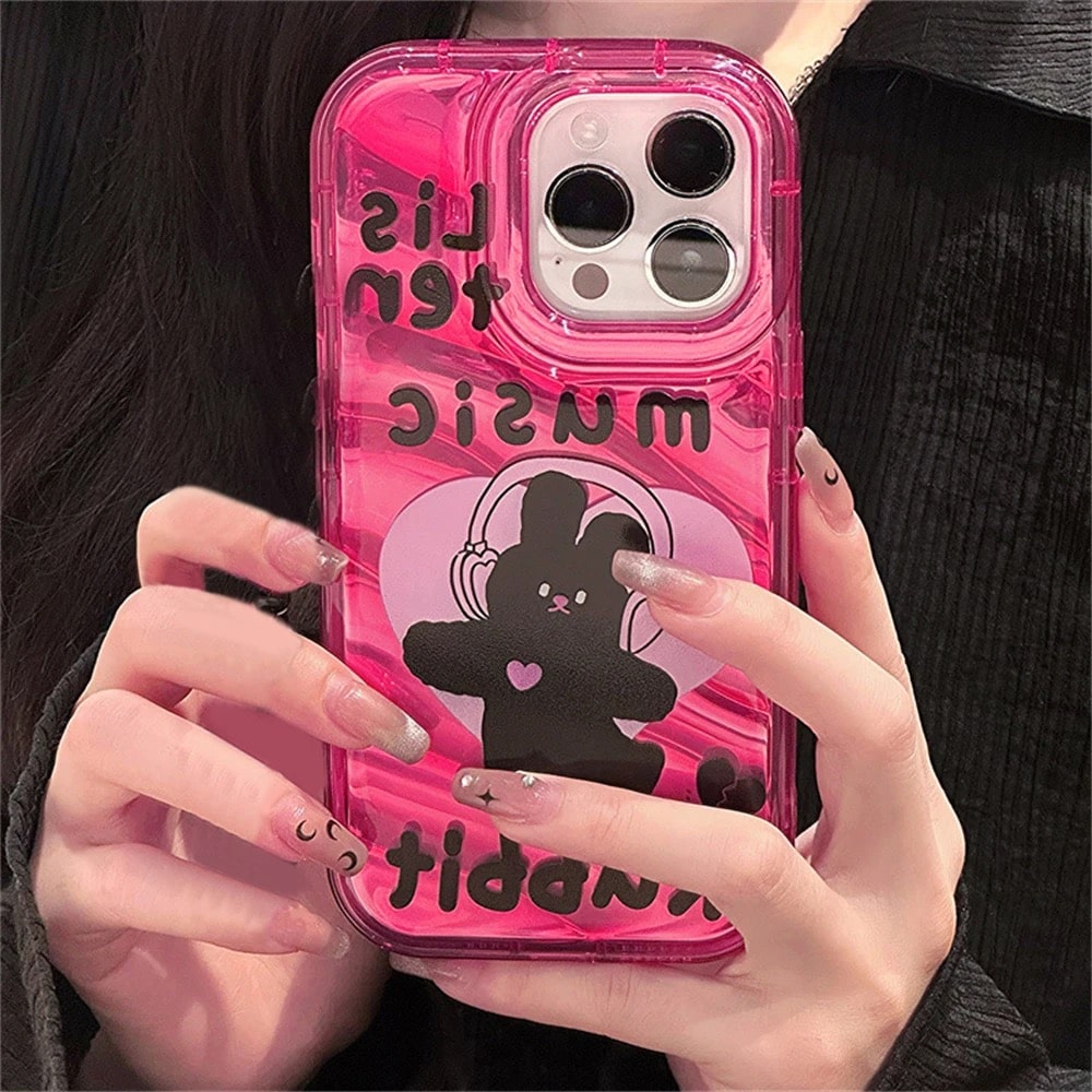 Pink Rabbit iPhone Case – Cute Y2K Bunny Cover for All Models – The Feelz Pink Rabbit iPhone Case – Cute Y2K Bunny Cover for All Models – The Feelz