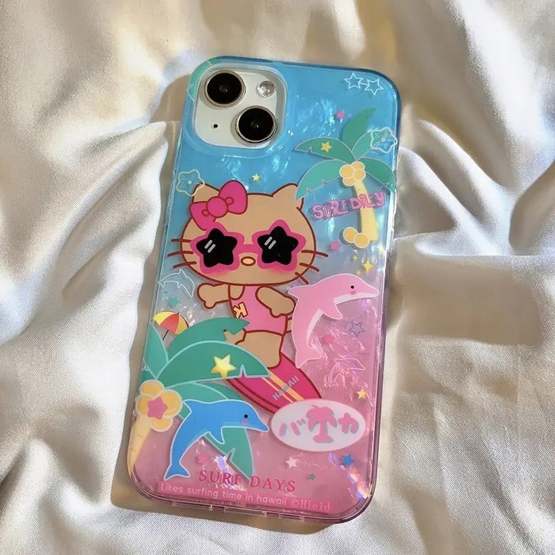 Cute cartoon Hello Kitty TPU iPhone cover