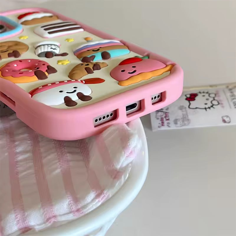 3D soft silicone food phone case – perfect for birthday gifts