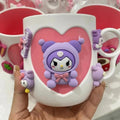 Anime-inspired Hello Kitty wash cup, perfect gift