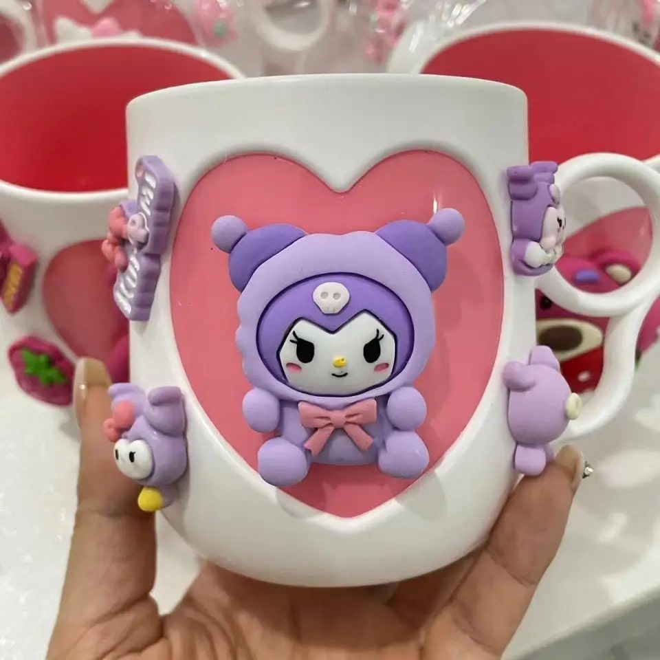 Anime-inspired Hello Kitty wash cup, perfect gift