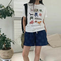 Cute Pinterest-inspired aesthetic t-shirt for women