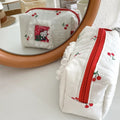 Hello Kitty cosmetic pouch with zipper closure