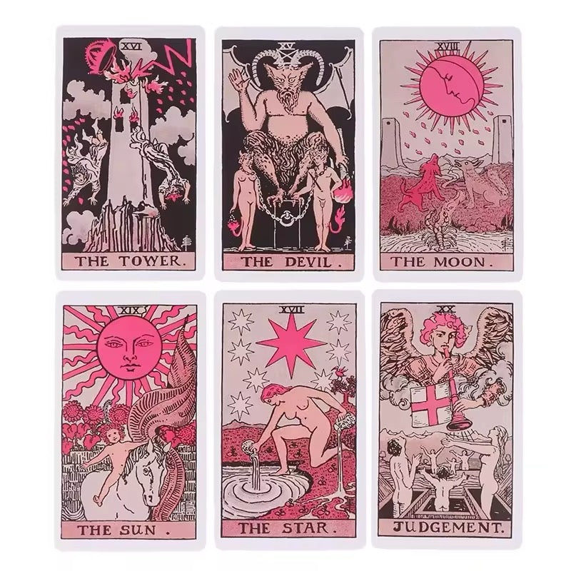 Cute Tarot Deck for Women – Pink Rider Waite