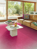 Danish decor accent rug in pink