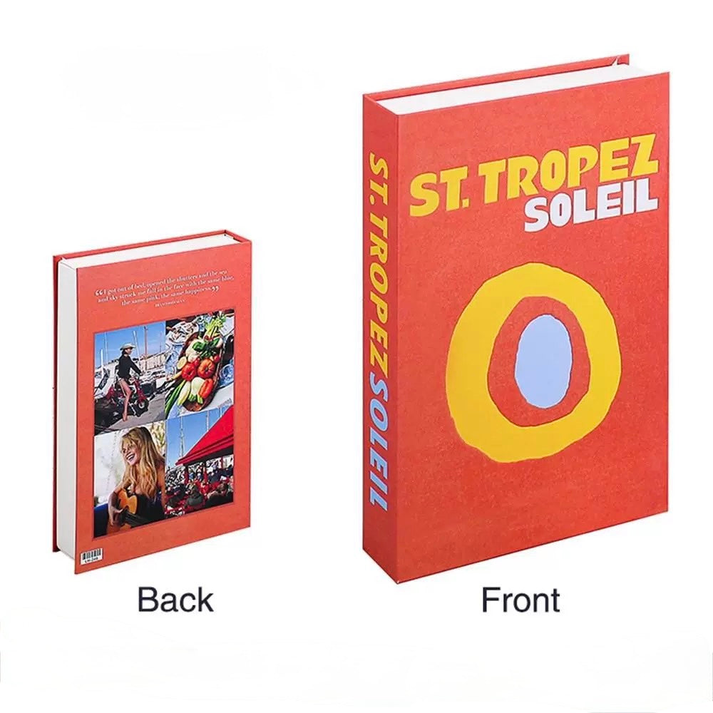 Room shelf setup with stacked colorful decorative books for visual interest.