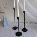 Decorative metal candle holders for romantic ambiance