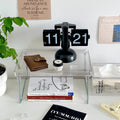 Digital Retro Desk Clock Design – Automatic Flip Down Numbers