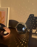 Mirror disco ball for retro 70s-themed celebrations