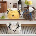 Plush Cartoon Dog Tissue Box for easy tissue storage