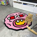 Soft and durable Cherry Bomb rug for living room and bedroom