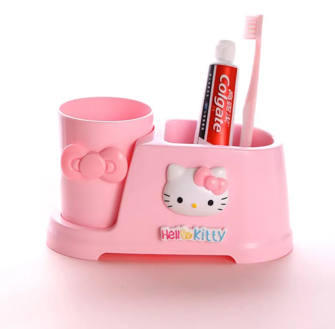 Durable Hello Kitty Toothbrush Rack – Adorable Sanrio Bathroom Decor