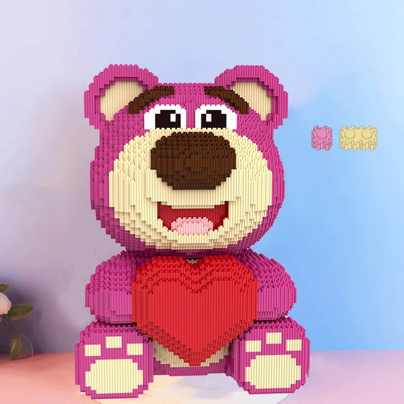 3D bear puzzle toy block for all ages