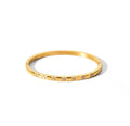 Gold pleated vintage bracelet with stainless steel construction. Elegant party accessory for women’s fashion and gifting.