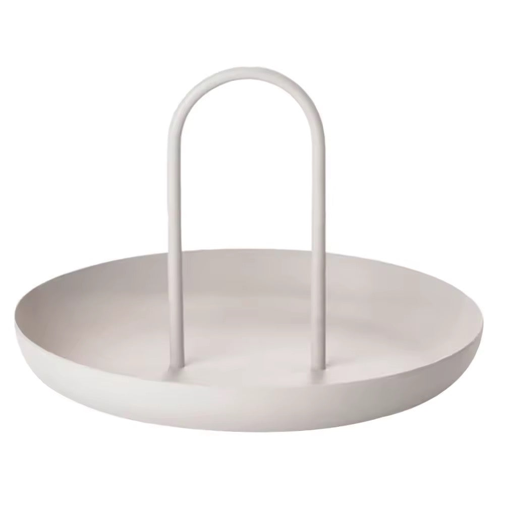 The tray used in a kitchen setting, storing spices and small utensils.